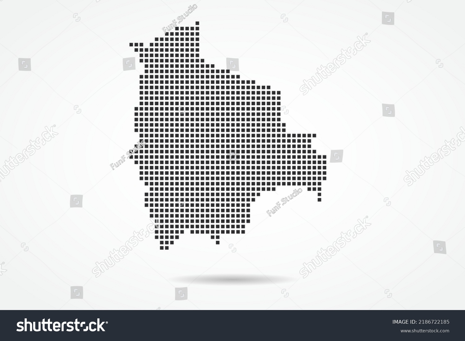 Bolivia Map World Map Vector Template Stock Vector (Royalty Free ...