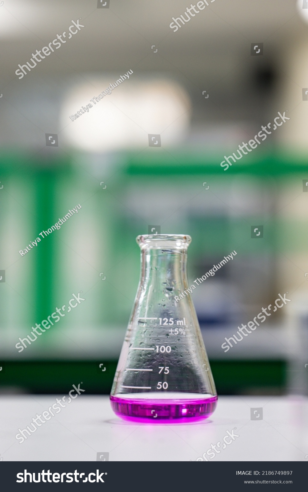 Scientist Working Titration Technique Laboratory Stock Photo 2186749897 ...