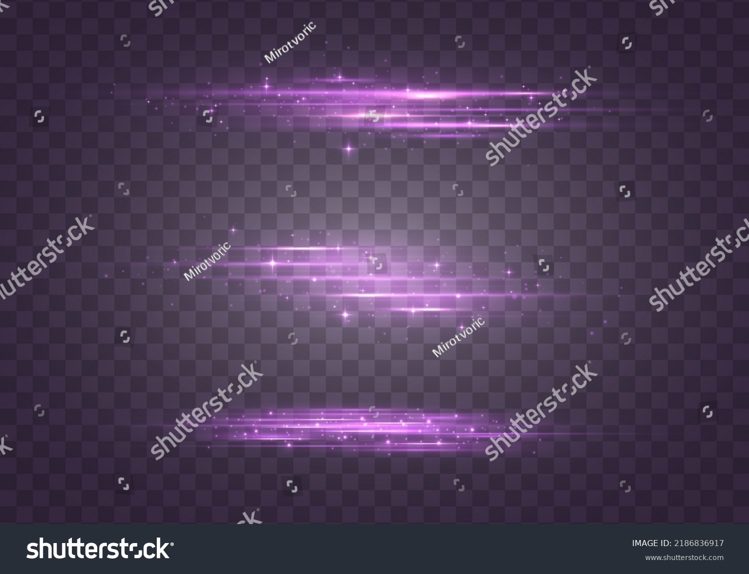 Purple Neon Lines Laser Beams Light Stock Vector (Royalty Free ...