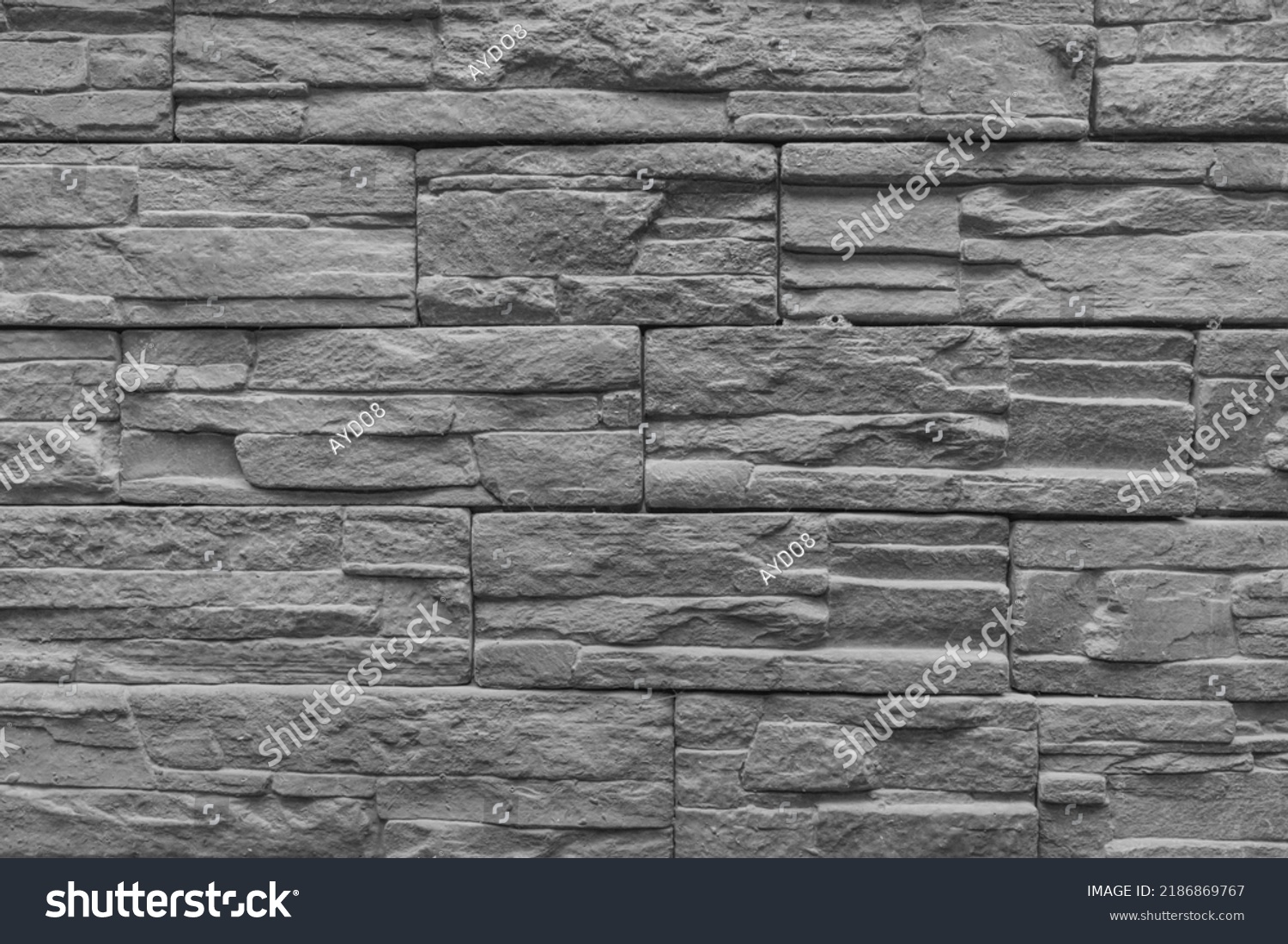 Grey Hard Rough Stone Tile Wall Stock Photo 2186869767 | Shutterstock