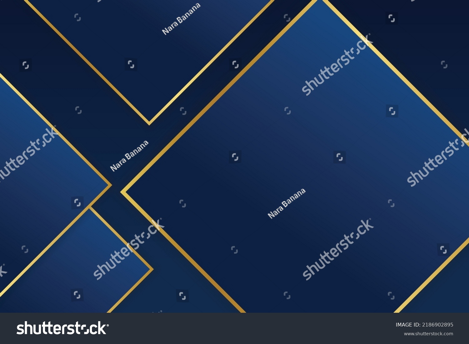 Background Modern Luxury Navy Blue Gold Stock Vector (Royalty Free ...