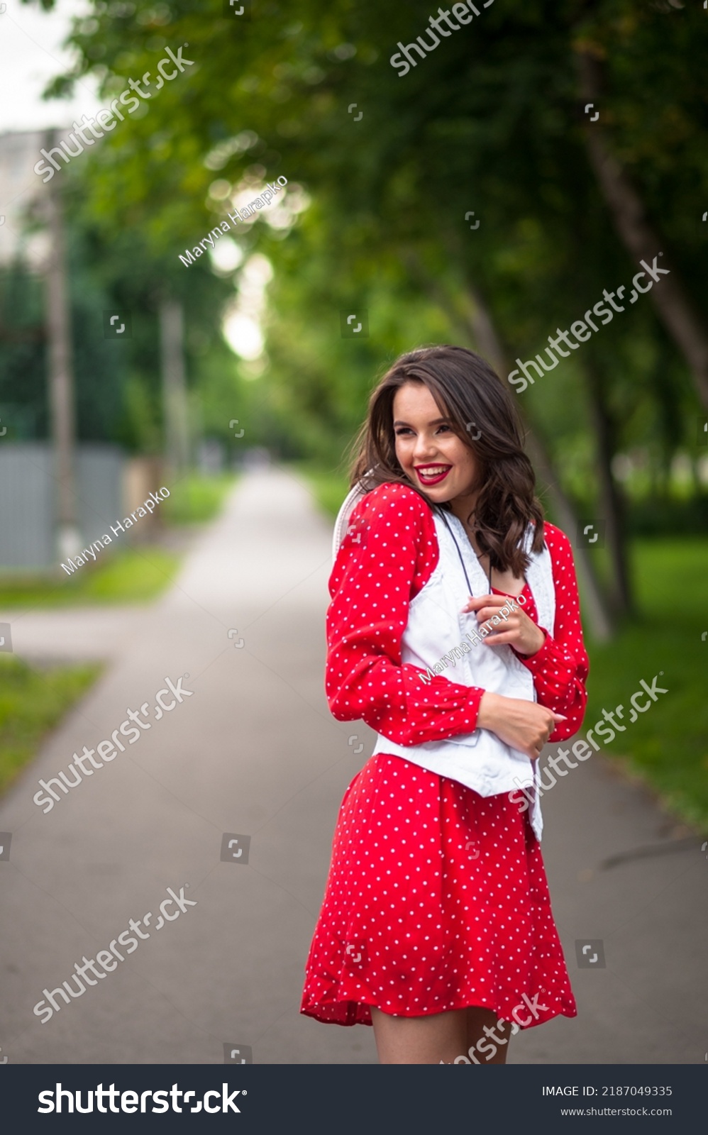 Young Girl Dressed Pin Style Stock Photo 2187049335 Shutterstock Young Girl Dressed Pin Style Stock Photo 2187049335 Shutterstock