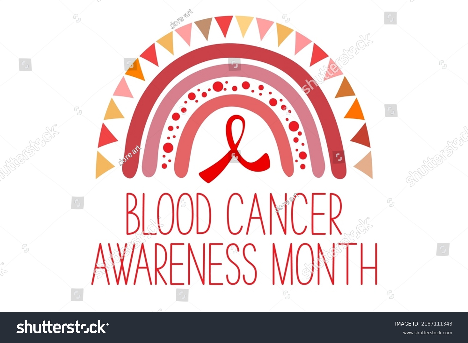 Blood Cancer Awareness Month Vector Banner Stock Vector (Royalty Free ...