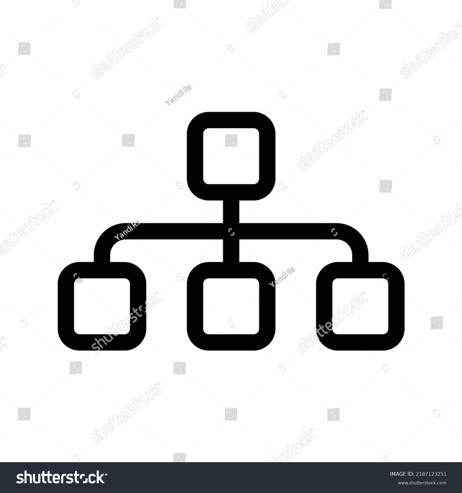 Hierarchy Icon Vector Symbol Design Illustration Stock Vector (Royalty ...