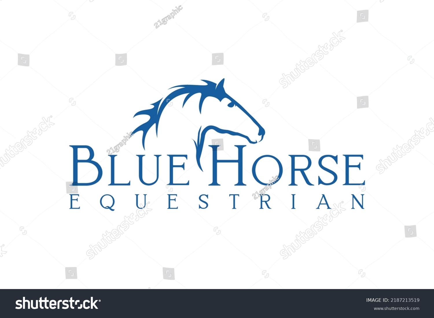 Horse Ranch Logo Design Equestrian Icon Stock Vector (Royalty Free ...