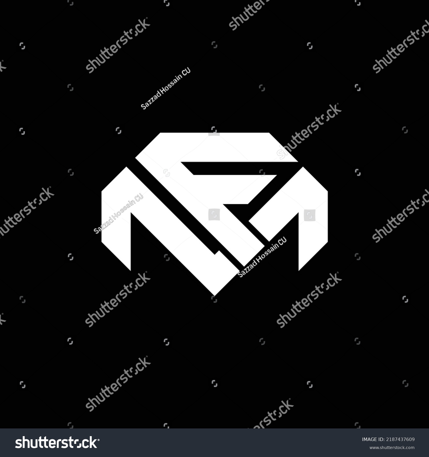 Mf Logo Mf Letter Logo Illustrated Stock Vector (Royalty Free ...