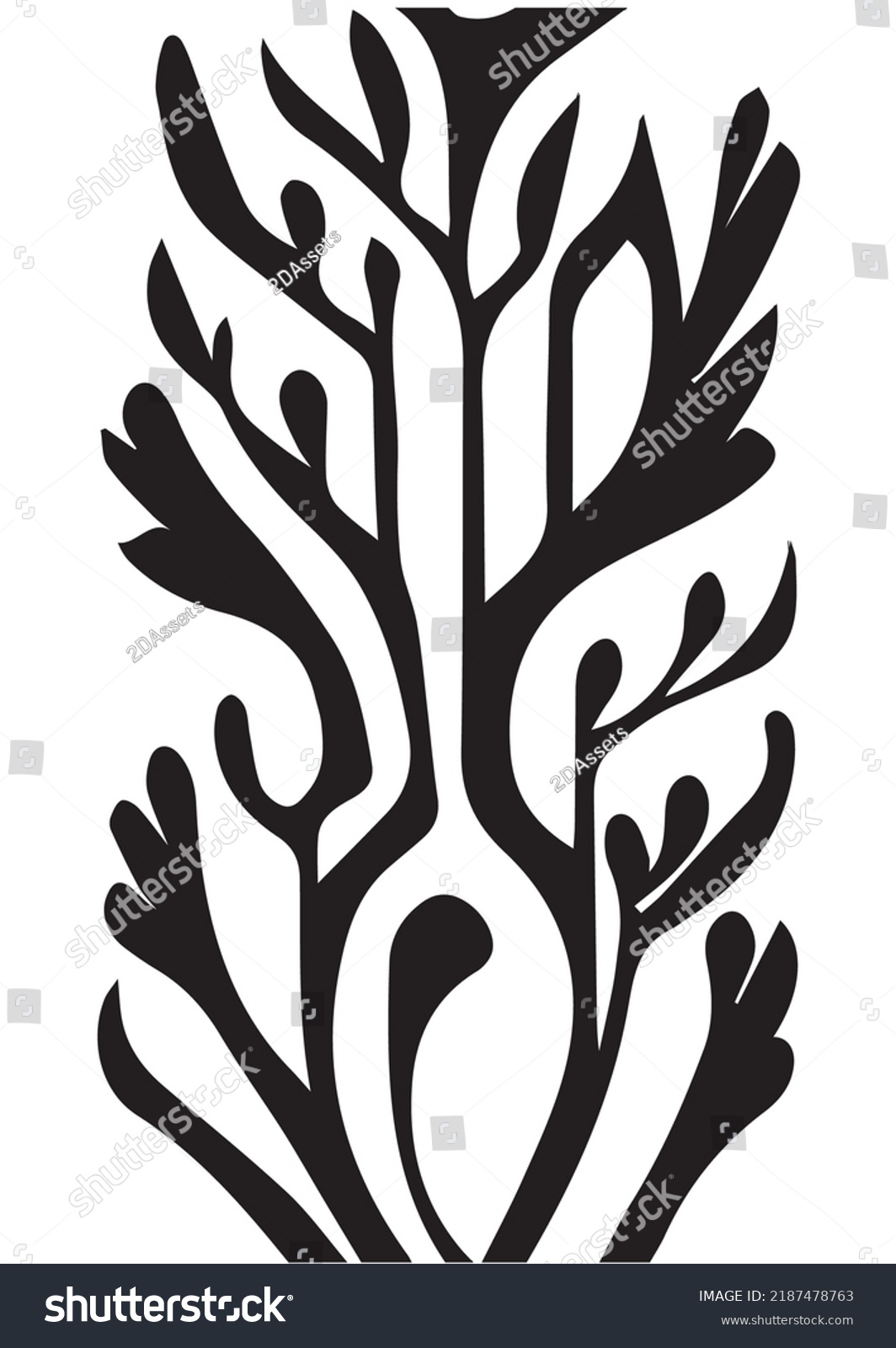 Tree Swirl Symbol Ink Printing Stock Vector Royalty Free 2187478763 Shutterstock 