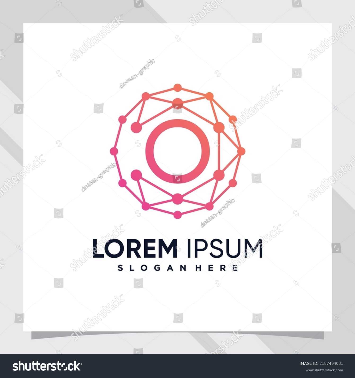 Creative Technology Logo Design Initial Letter Stock Vector (Royalty ...