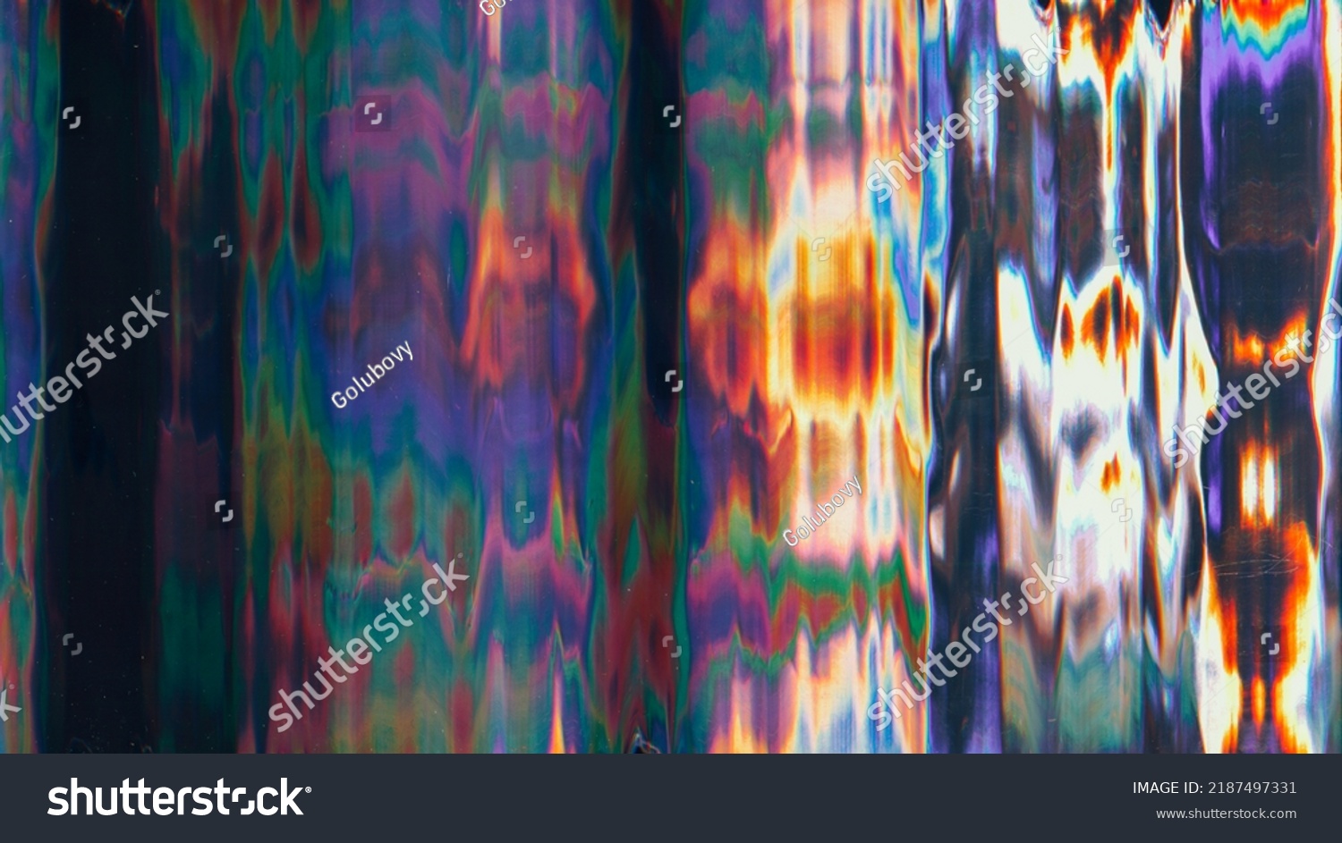 Neon Glitch Background Color Distortion Matrix Stock Illustration ...