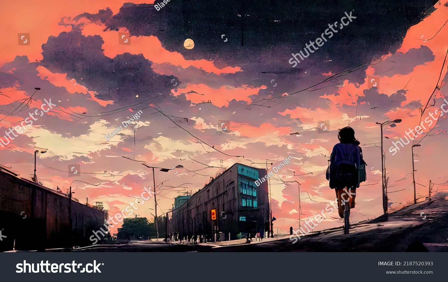 Anime Manga Empty Room Dusk 4k Stock Illustration 2187520393 | Shutterstock