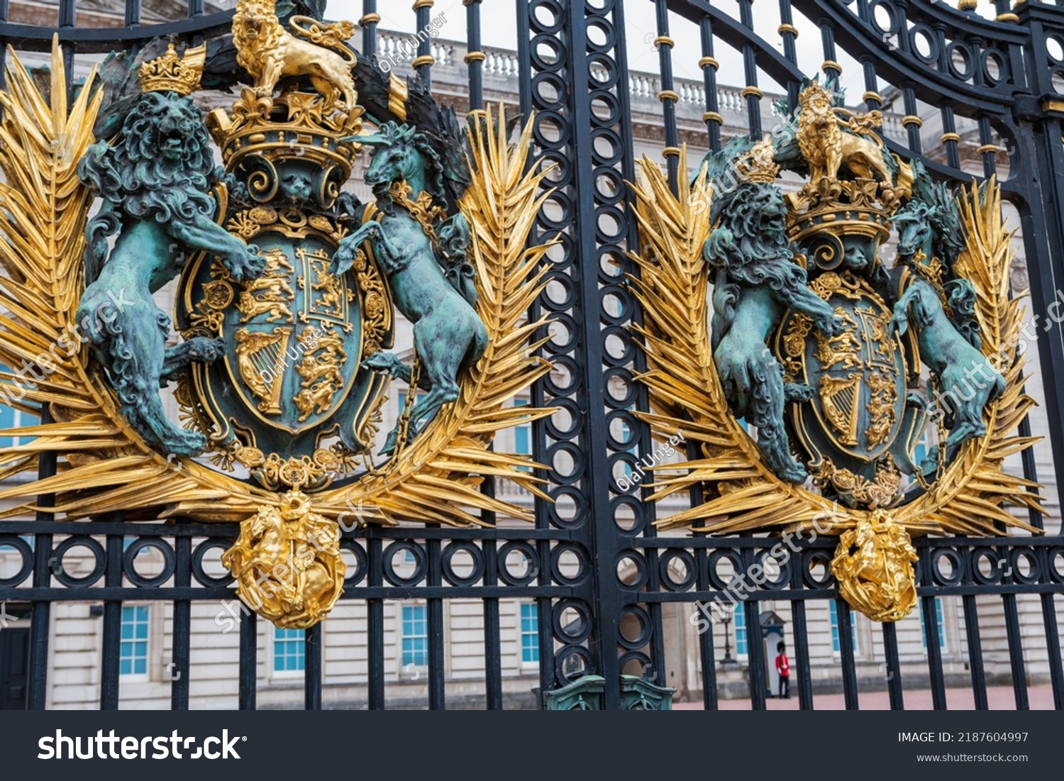 London United Kingdom Buckingham Palace Decorative Stock Photo ...