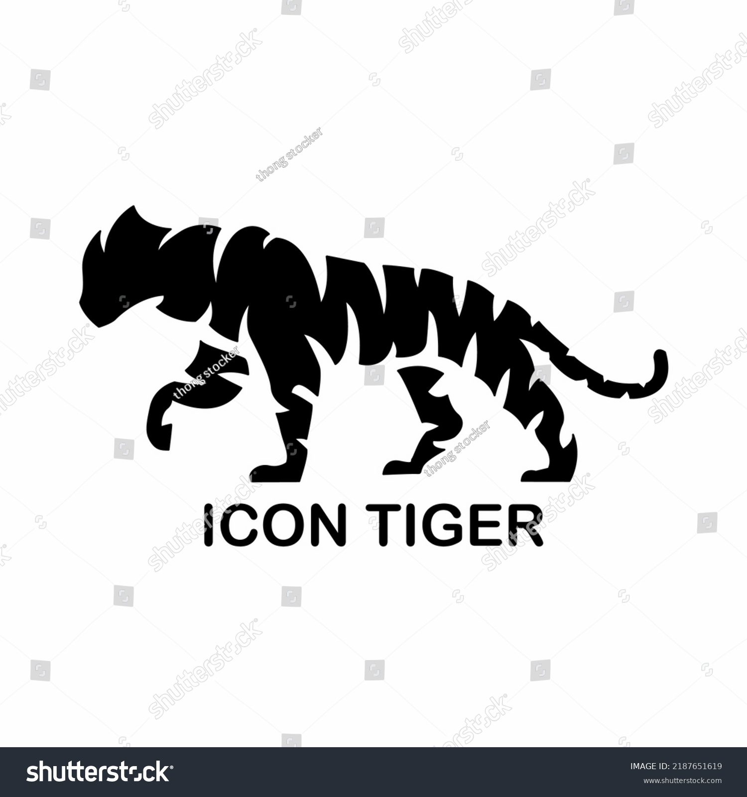 Panther Symbol Icon Vector Illustration Stock Vector (Royalty Free ...