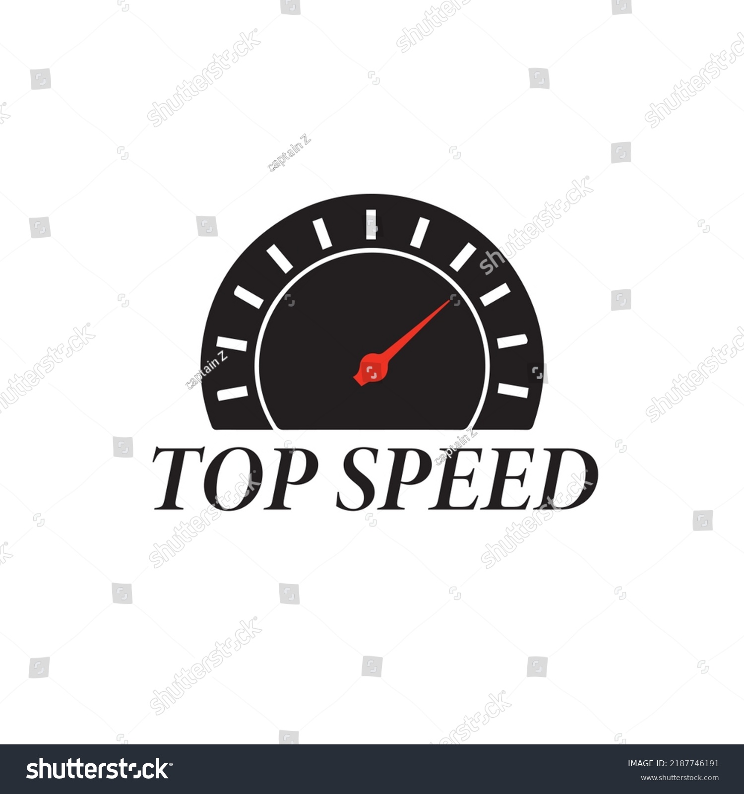 Speed On Racing Events Speedometer Illustration Stock Vector (Royalty ...