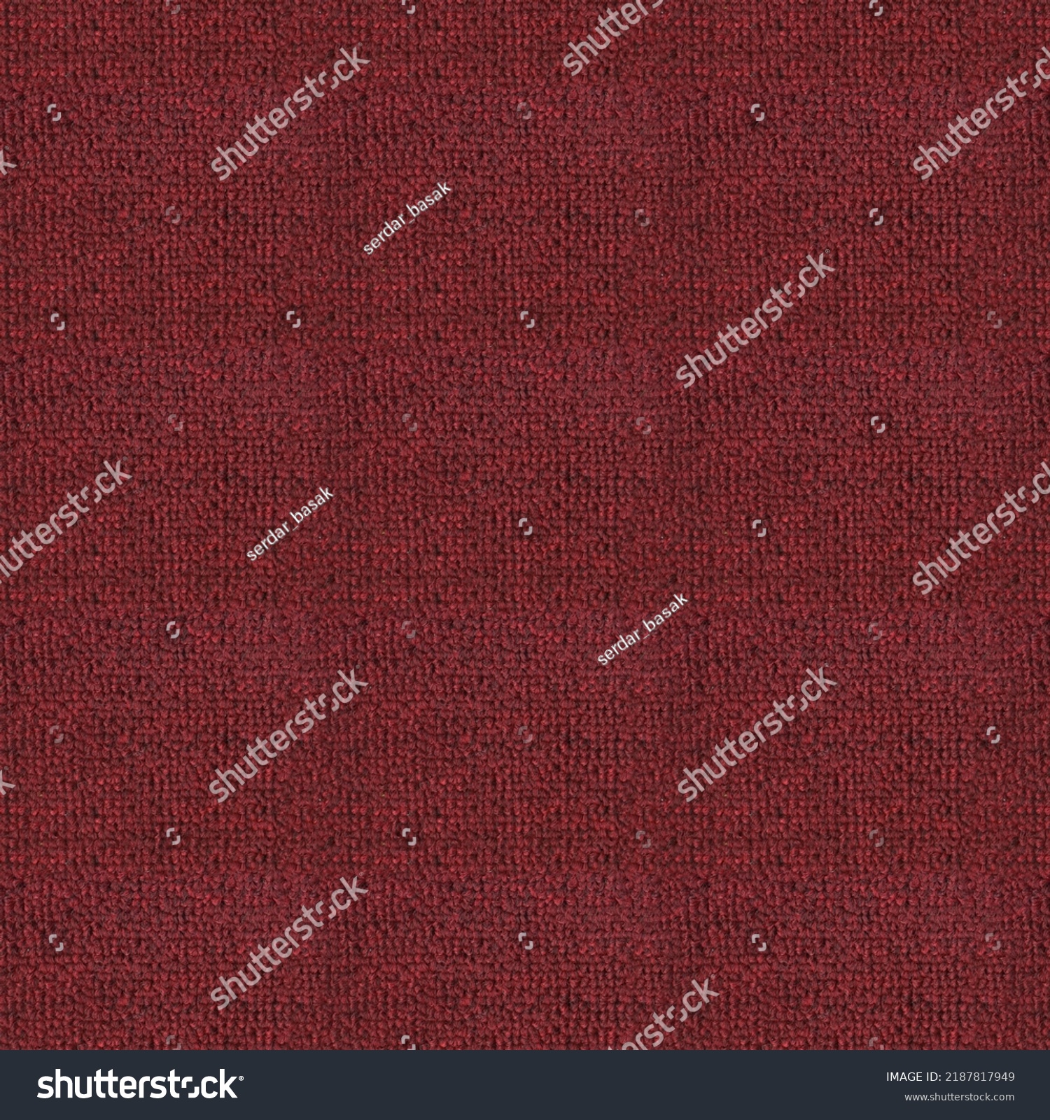 Seamless Red Carpet Rug Texture Background Stock Photo 2187817949
