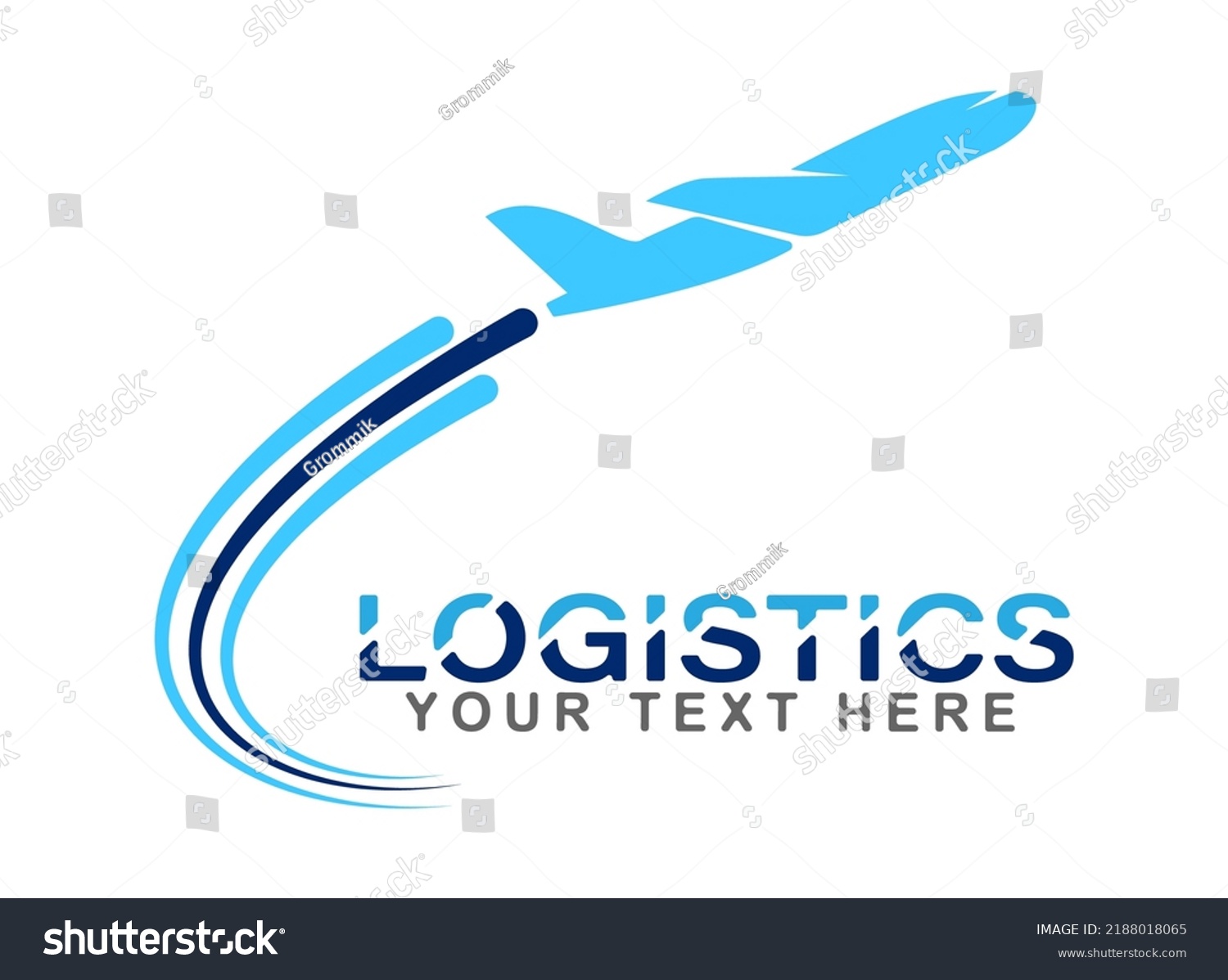 Logistics Vector Logo Logo Sticker Transport Stock Vector (Royalty Free ...