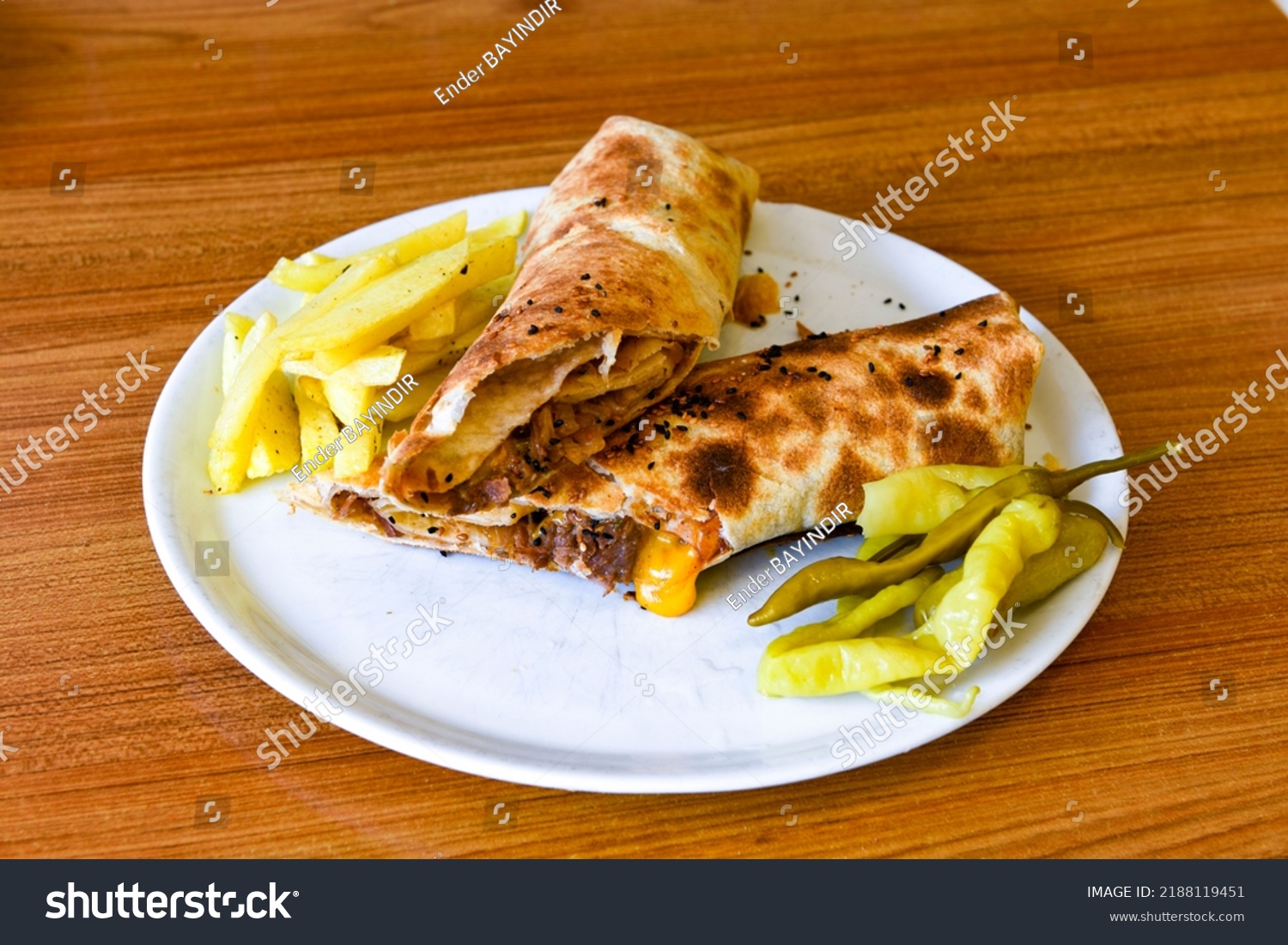 Lavash Doner Kebab Doner Zurna Durum Stock Photo 2188119451 | Shutterstock