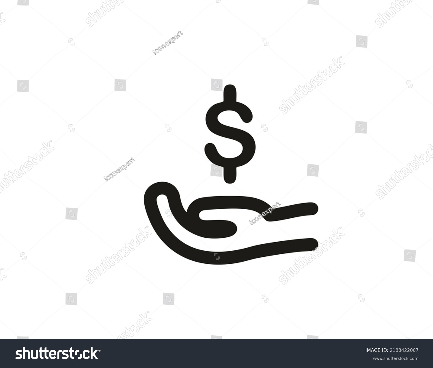 Shoping Chart Icon Symbol White Background Stock Illustration ...