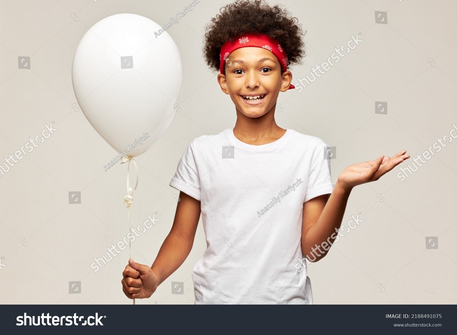 Happy Excited Black Teen Boy Kid Stock Photo 2188491075 | Shutterstock