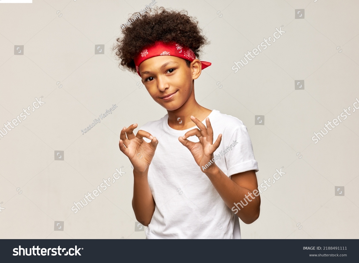 Cute Smiling Black Boy Kid Afro Stock Photo 2188491111 | Shutterstock