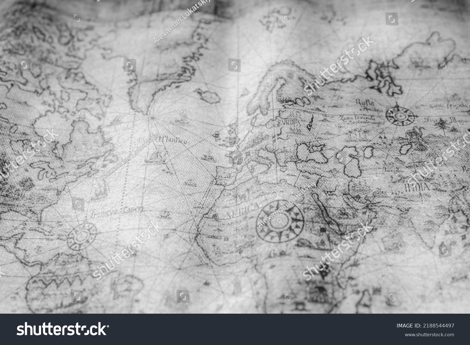 Retro Old Map Background Texture Stock Photo 2188544497 Shutterstock   Stock Photo Retro Old Map Background Texture 2188544497 