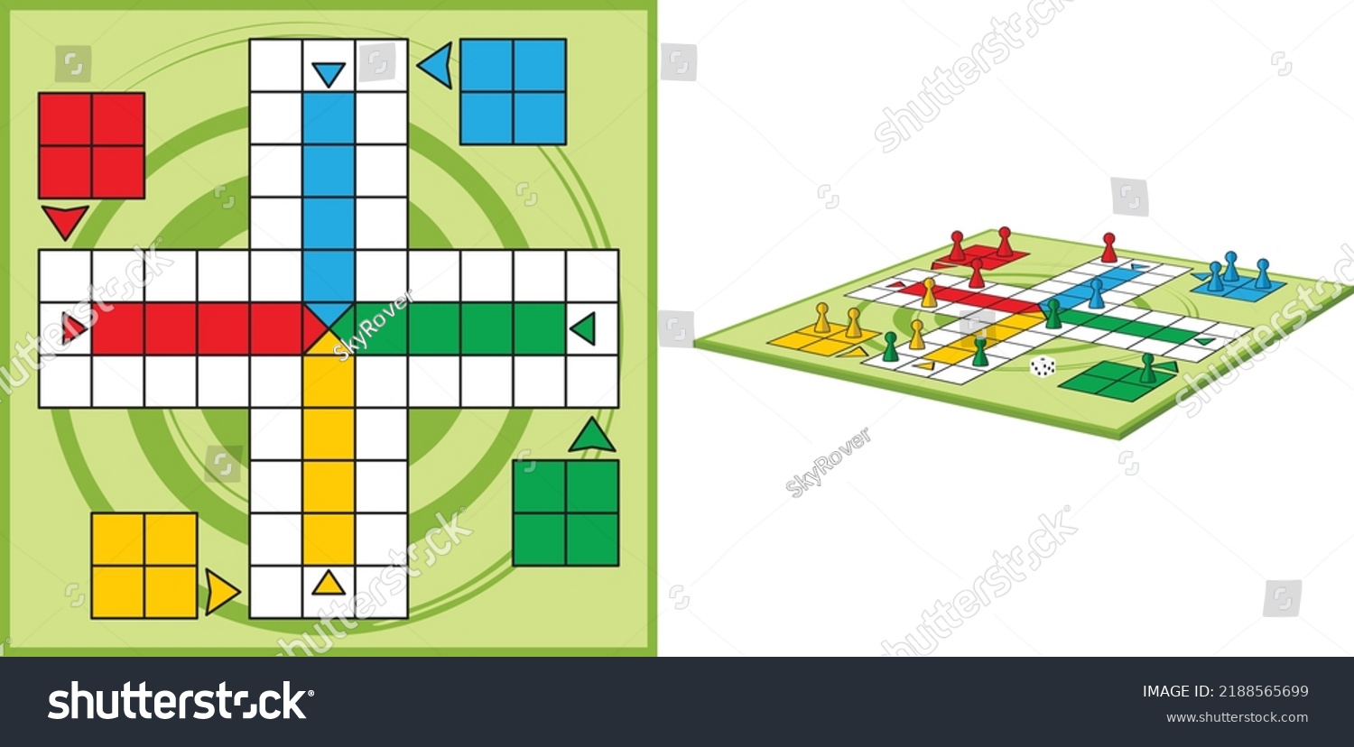 Ancient Game India Ludo Parchis Editable Stock Vector Royalty Free   Stock Vector An Ancient Game From India Ludo Parchis Editable Vector Set 2188565699 