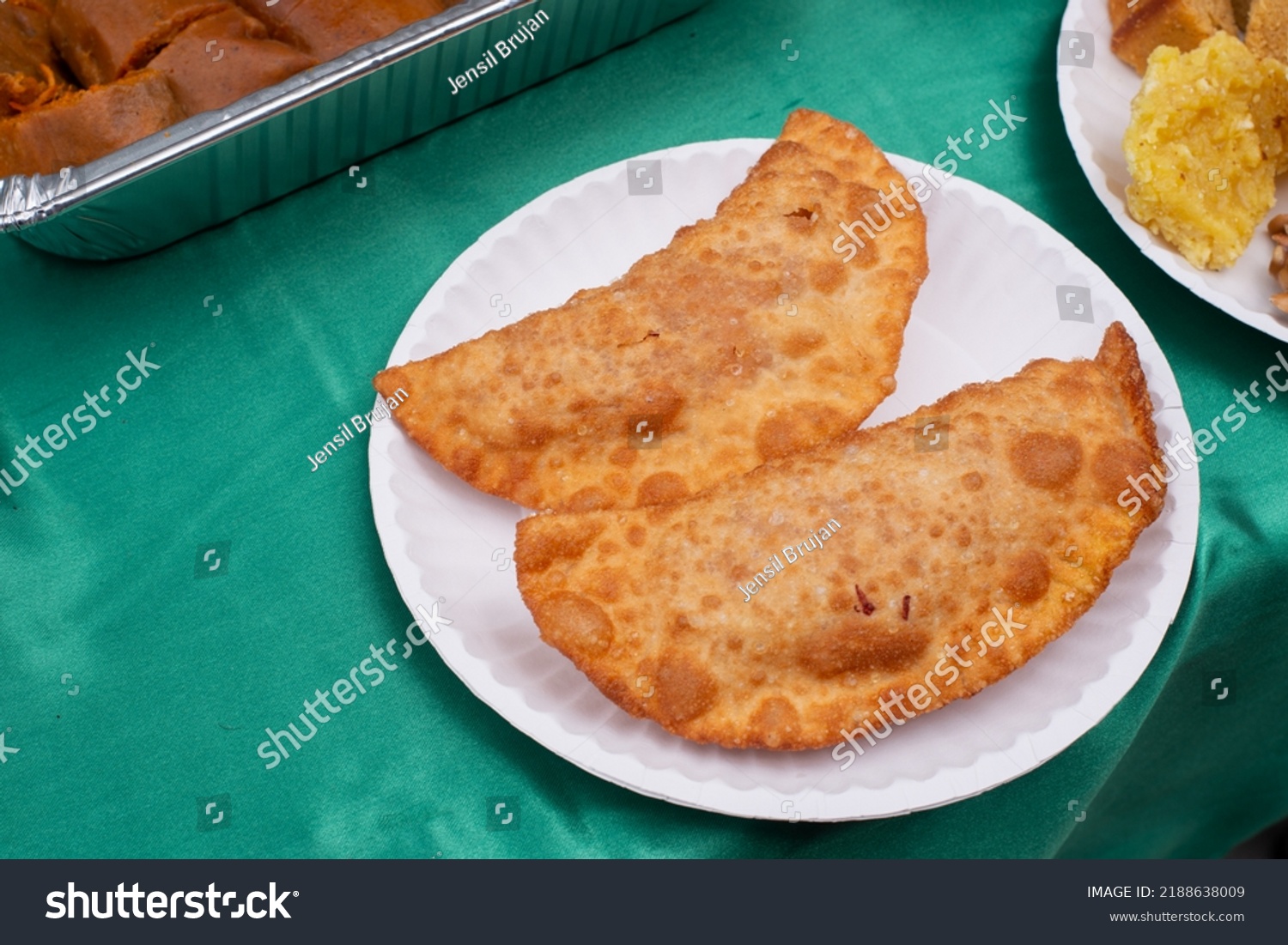 Traditional Dominican Empanadas Yanikeke Stock Photo 2188638009 ...