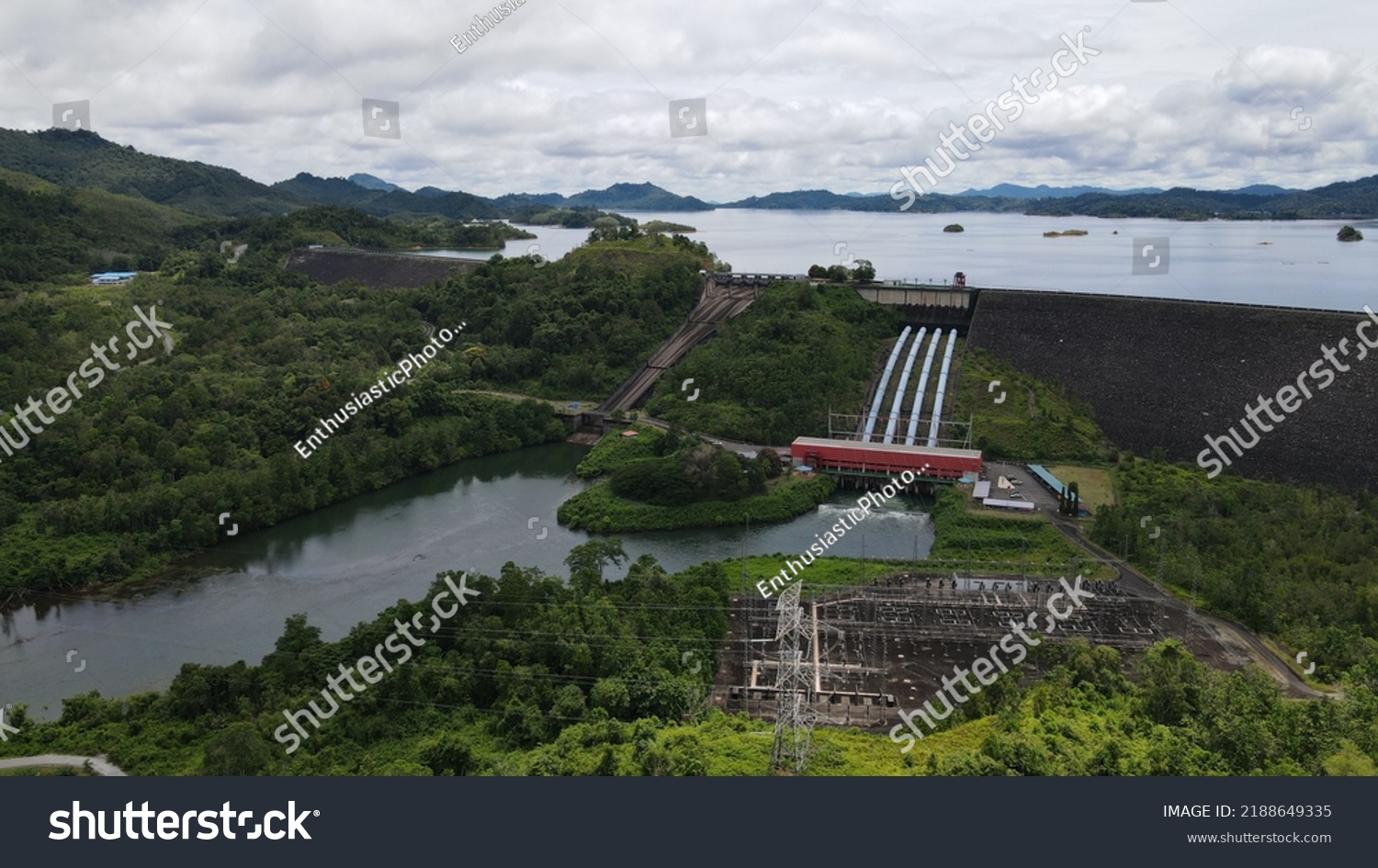 Batang Ai Dam Sarawak Borneo Malaysia Stock Photo 2188649335 | Shutterstock