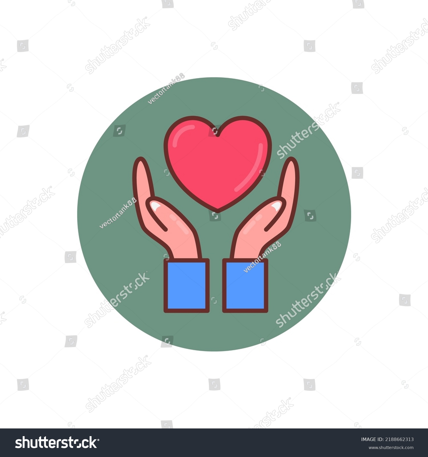 Ethical Responsibility Icon Vector Logotype Stock Vector Royalty Free Shutterstock