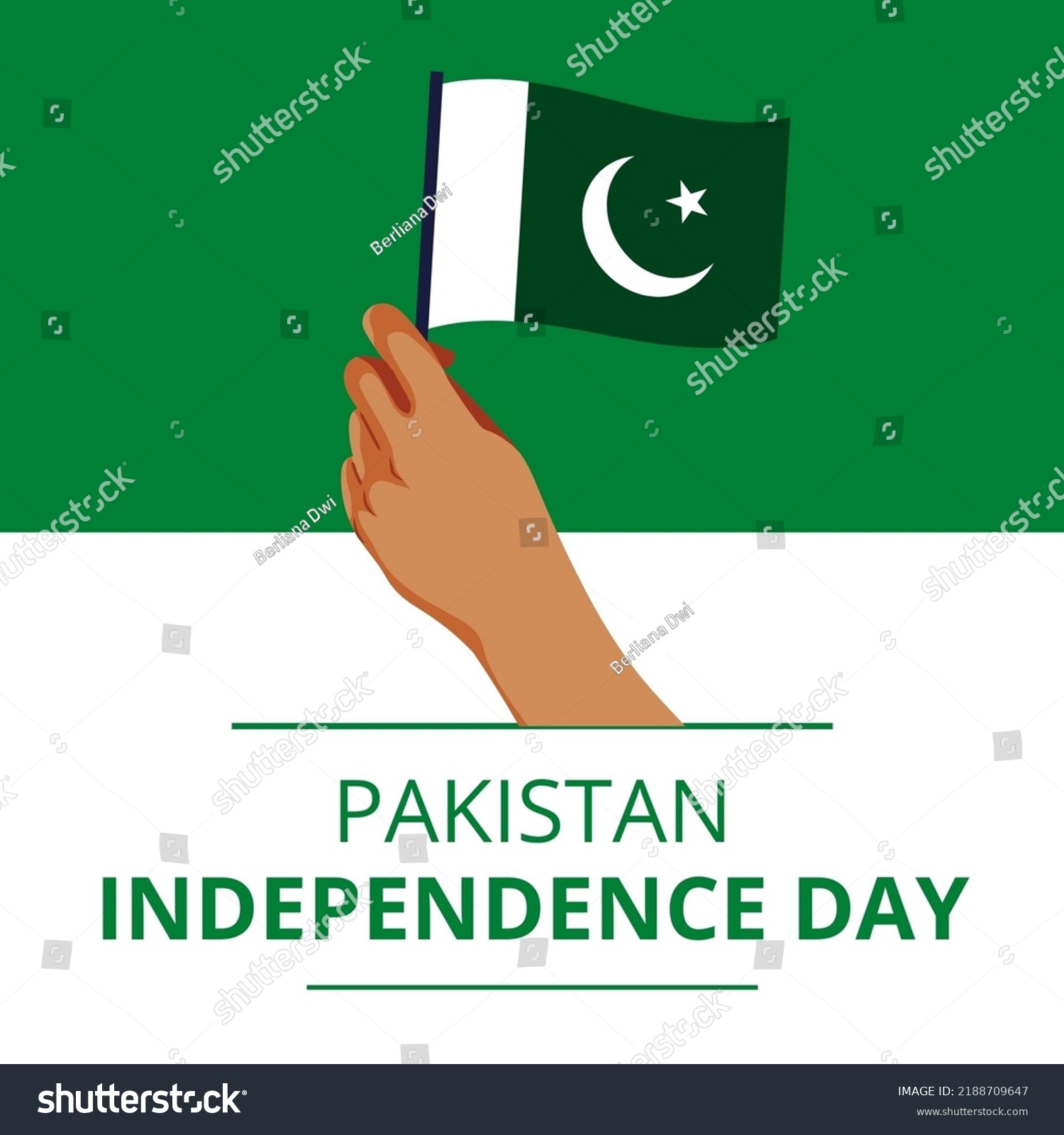 Happy Independence Day Pakistan 2022 Stock Illustration 2188709647 ...