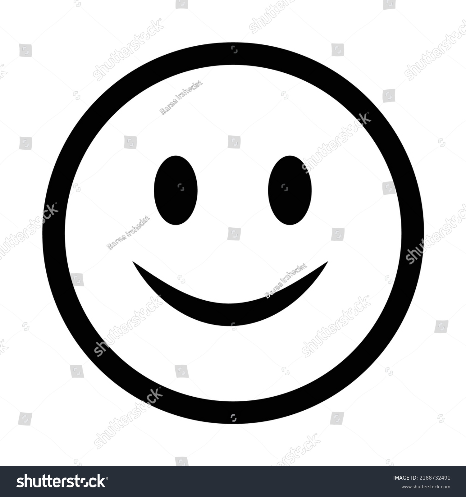 Smiley Face Icon Vector Face Emoticon Stock Vector (Royalty Free ...