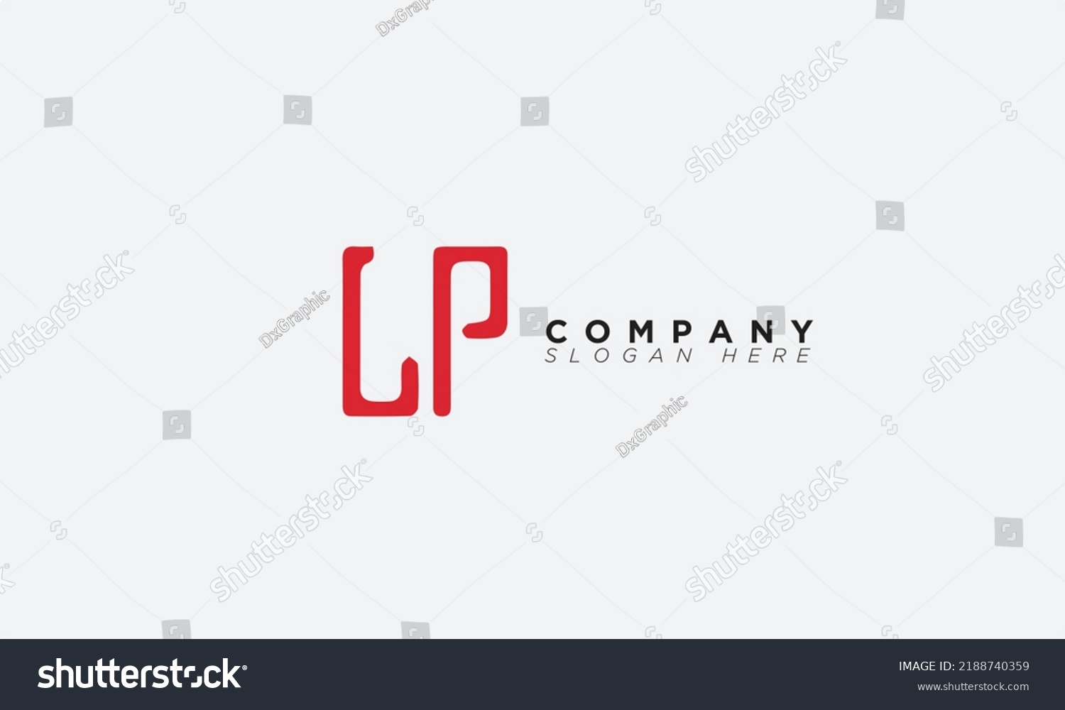 Lp Alphabet Letters Initials Monogram Logo Stock Vector (Royalty Free ...