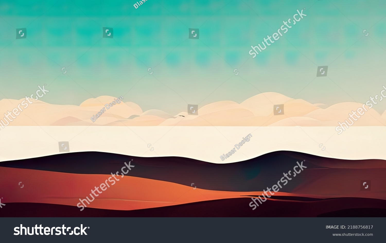 Flat 2d Minimalistic Desert 4k Wallpaper Stock Illustration 2188756817 ...