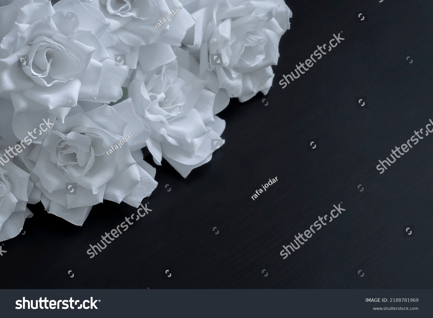 Deepest Sympathy Card White Roses Bouquet Stock Photo 2188781969 ...