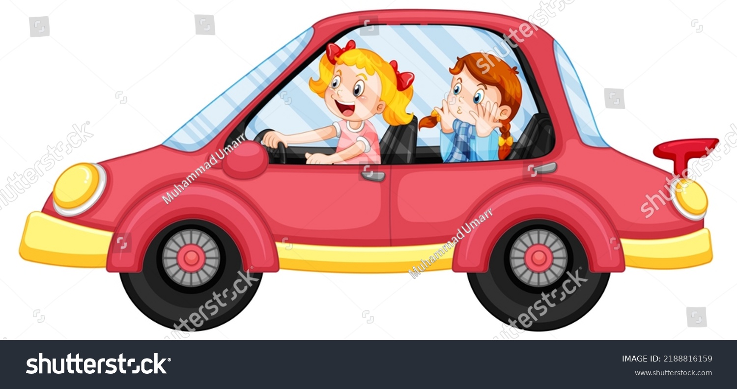 Best Cartoon Charactors Car Kids Red Stock Illustration 2188816159 ...