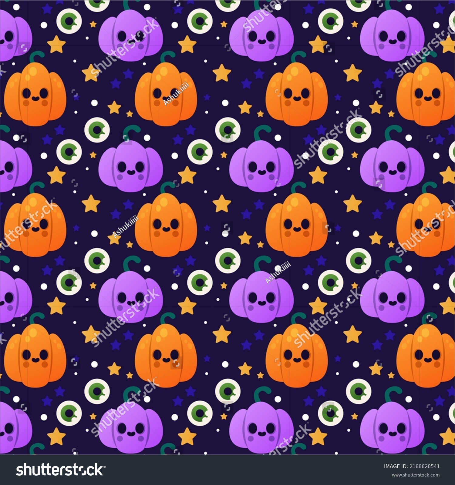 Halloween Background Pattern Image Spooky Background Stock Illustration ...