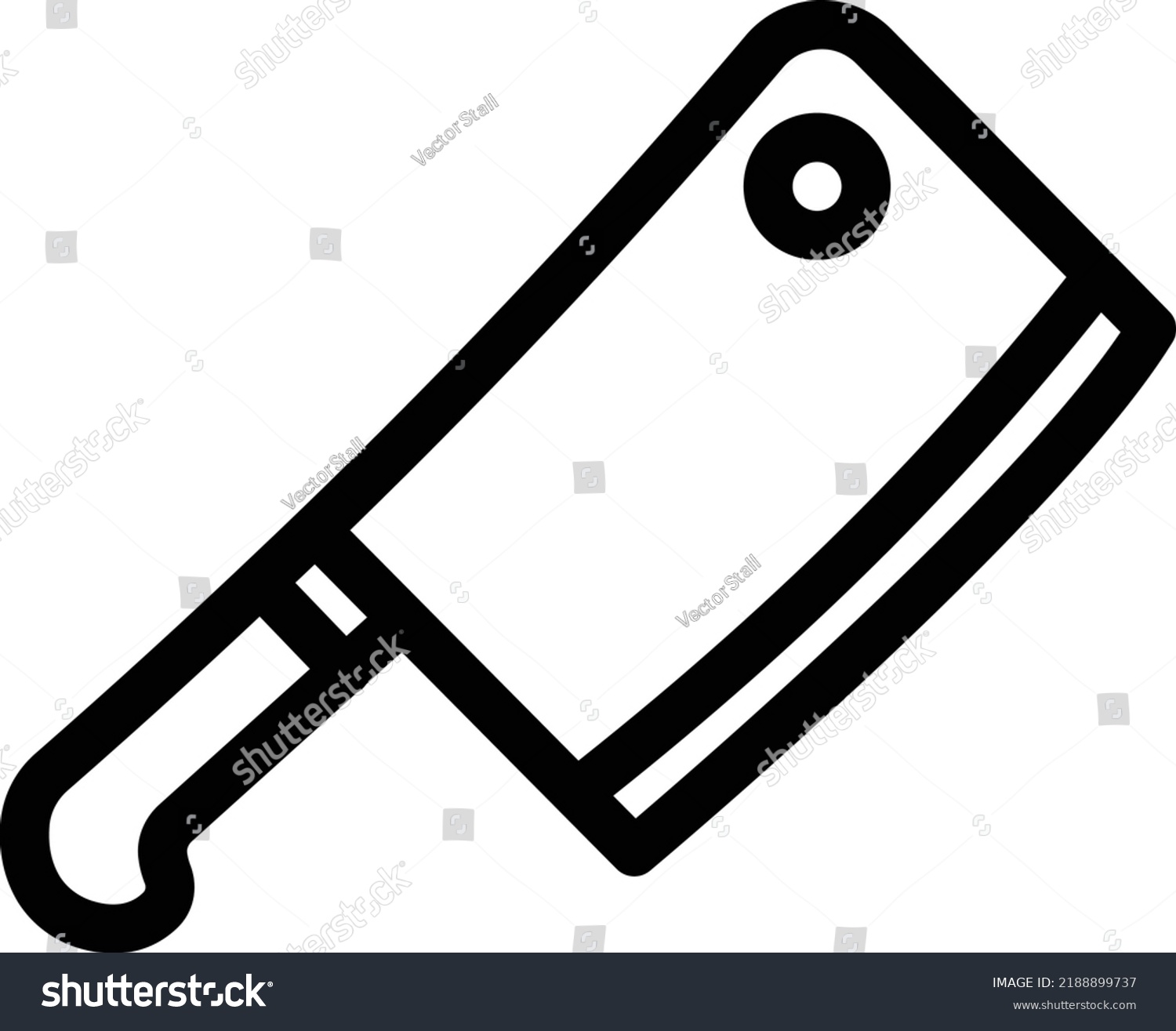 Chop Vector Illustration On Transparent Backgroundpremium Stock Vector ...