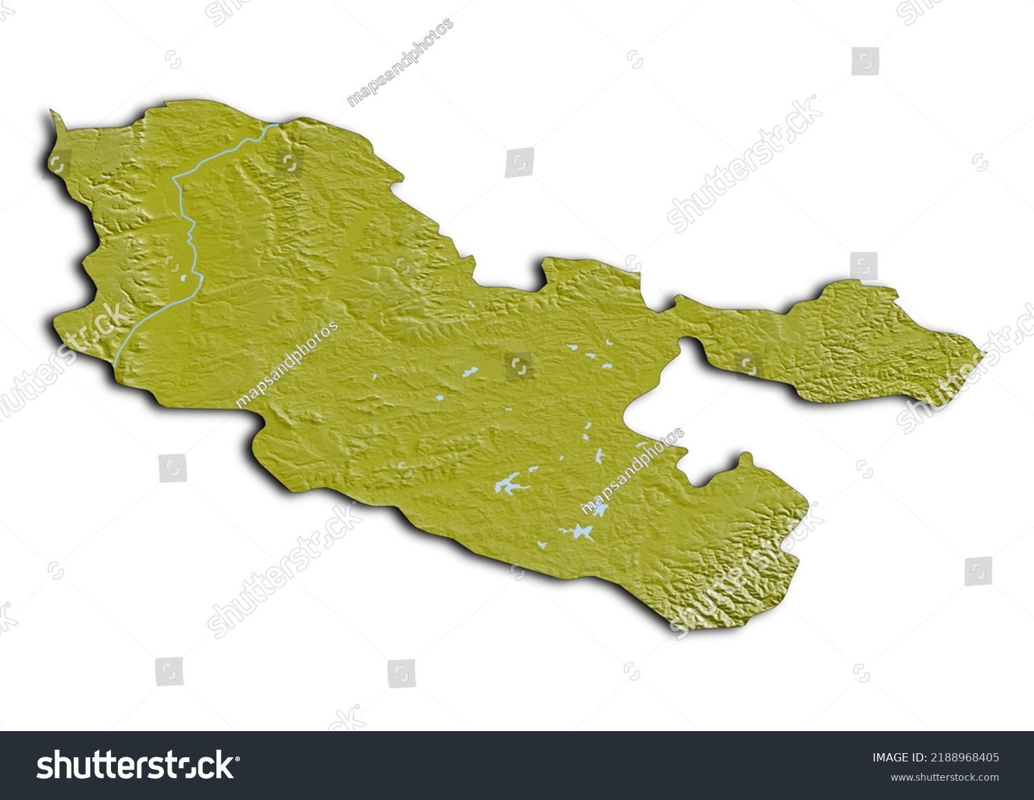 Moselle France Map Shaded Relief Map Stock Illustration 2188968405 ...