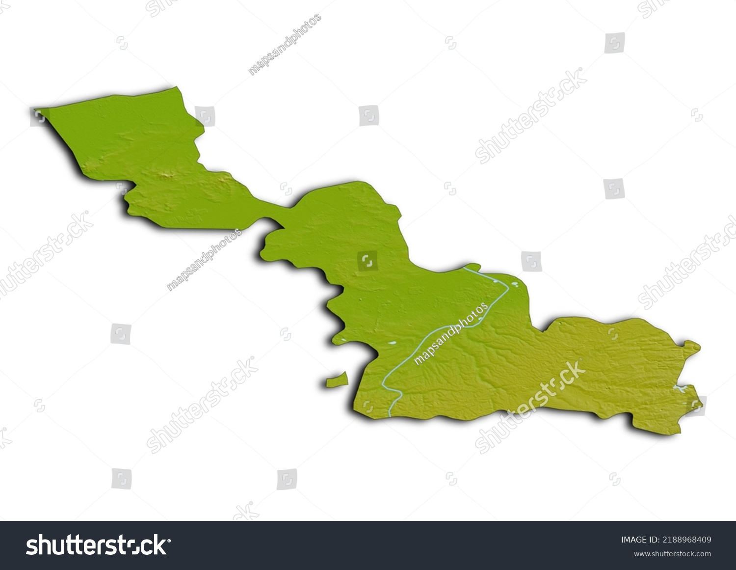 Nord France Map Shaded Relief Map Stock Illustration 2188968409 ...