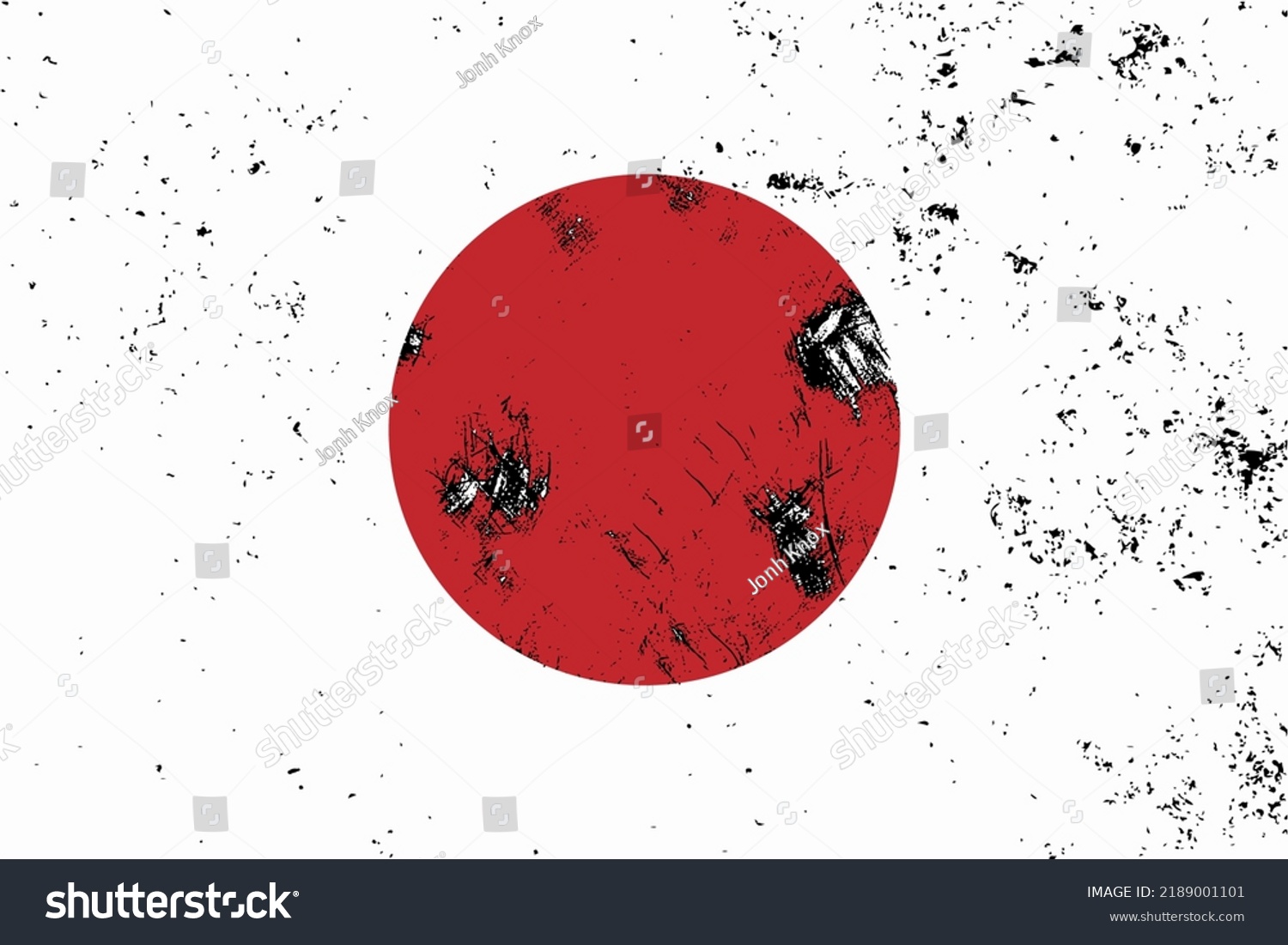 Flag Japan Watercolor Painting Flag Japanvector Stock Vector (Royalty ...