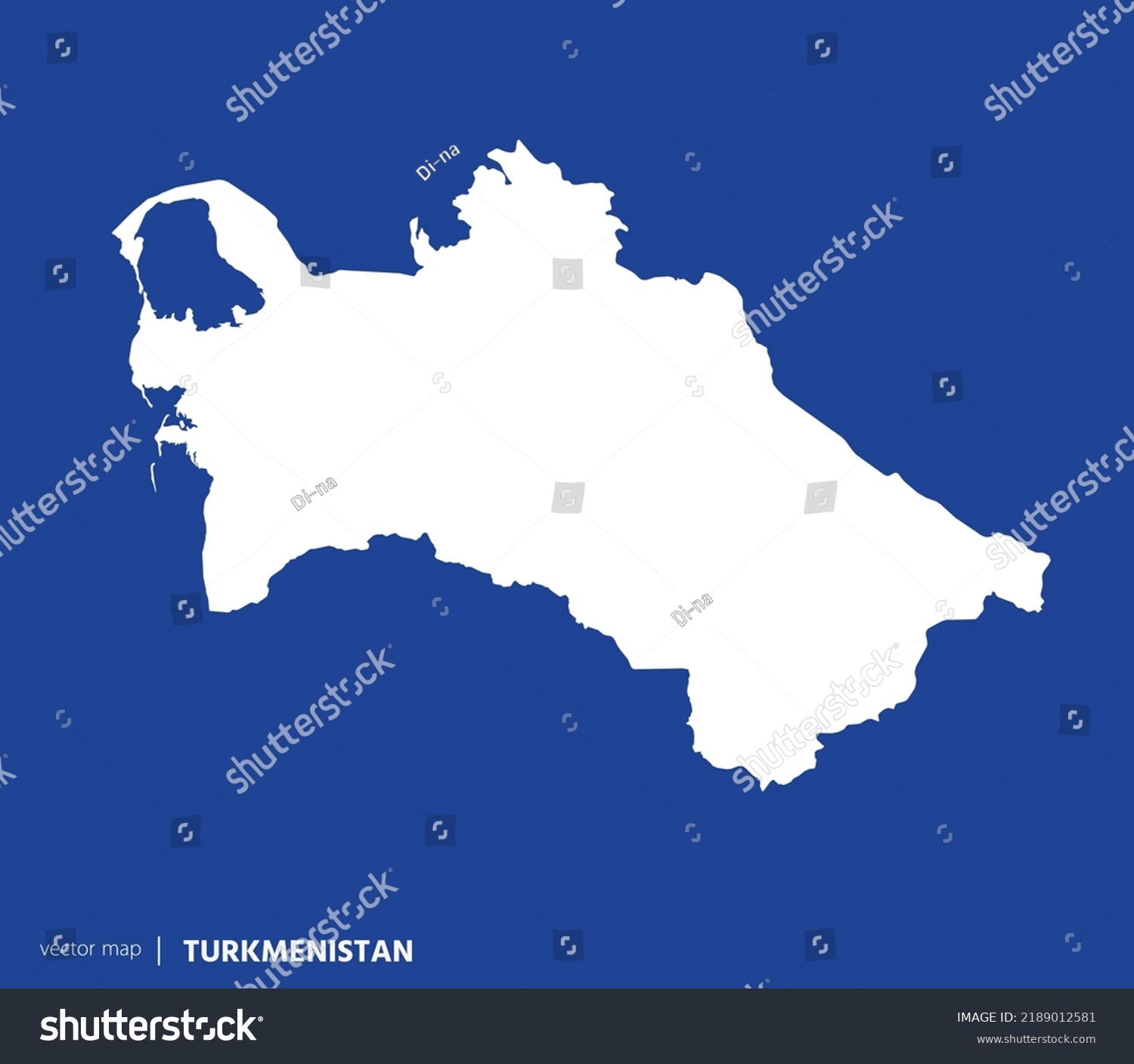 High Detailed Vector Map Turkmenistan Stock Vector Royalty Free 2189012581 Shutterstock 