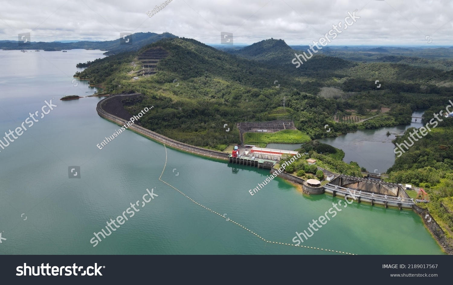 Batang Ai Dam Sarawak Borneo Malaysia Stock Photo 2189017567 | Shutterstock