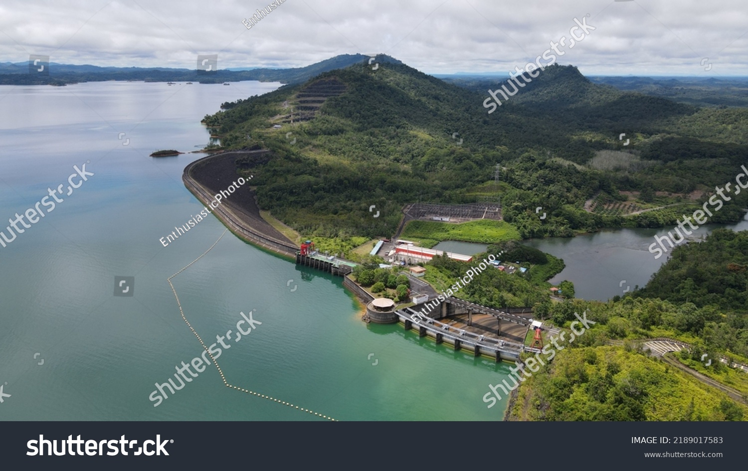 Batang Ai Dam Sarawak Borneo Malaysia Stock Photo 2189017583 | Shutterstock