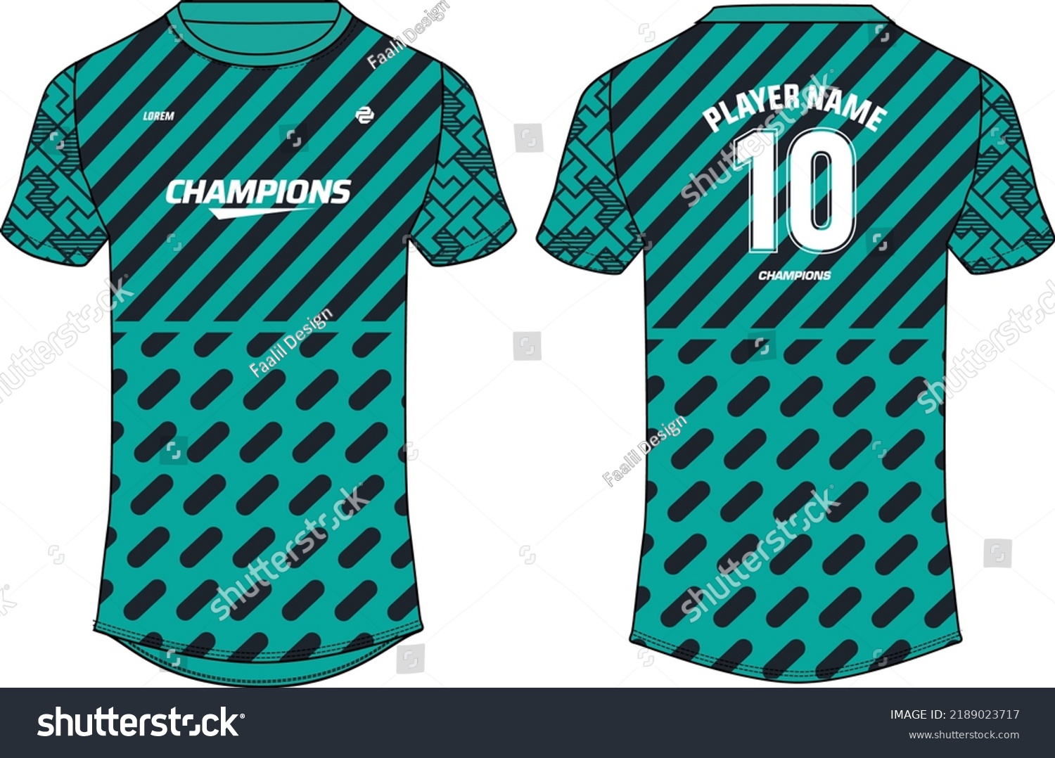 Sports Jersey T Shirt Design Flat Stock Vector (Royalty Free ...