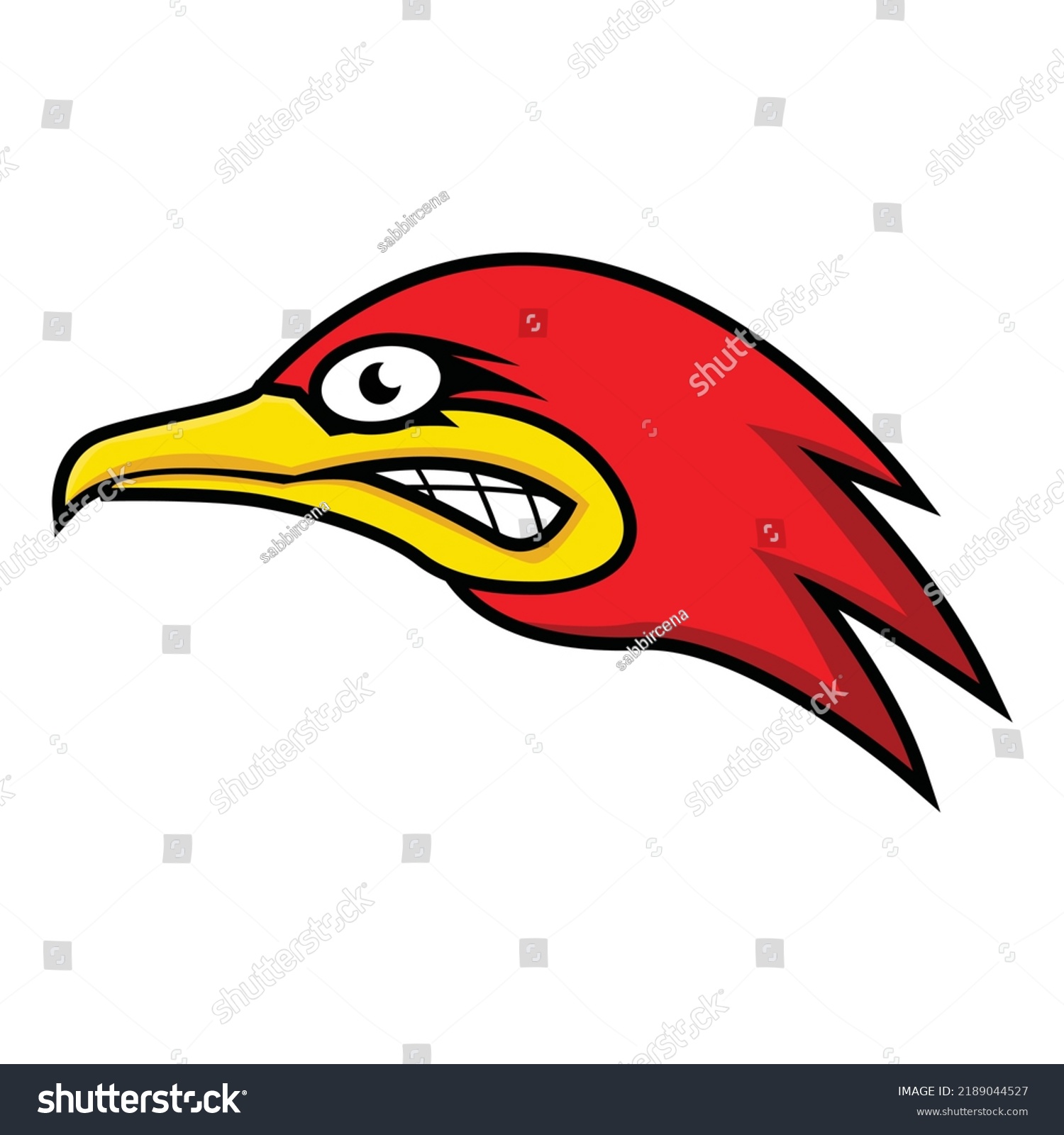 Woodpecker Bird Esport Mascot Logo Vector Stock Vector (Royalty Free ...