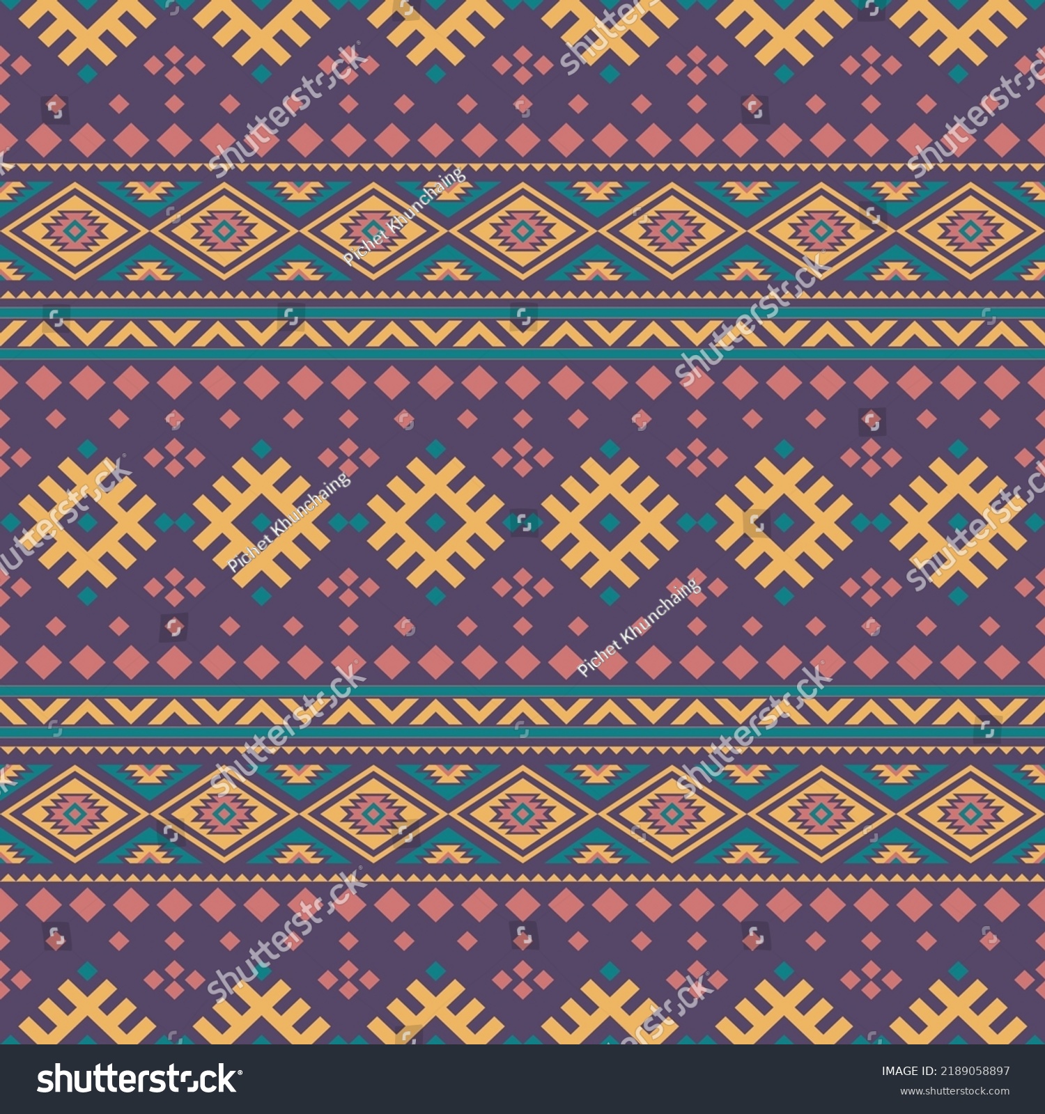 Tribal Ethnic Geometric Patterns Seamless Printed Stock Vector Royalty   Stock Vector Tribal Ethnic Geometric Patterns Seamless Printed Fabric Printing Fabric Printing India 2189058897 