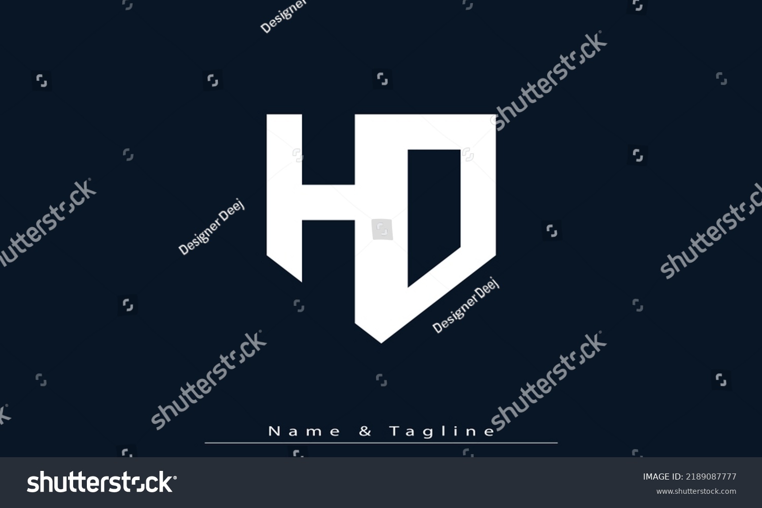 Alphabet Letters Initials Monogram Logo Hd Stock Vector (royalty Free 