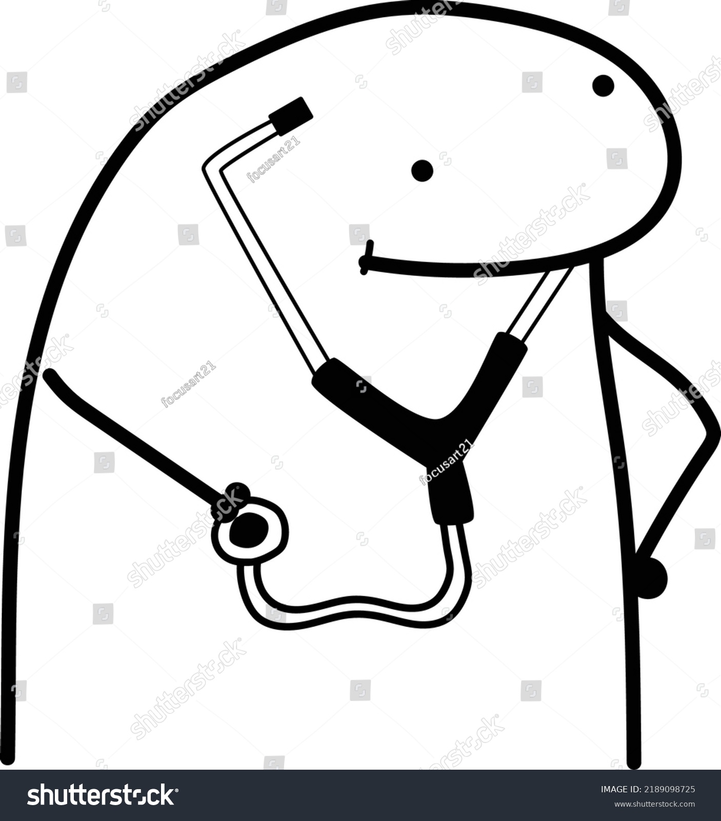 Medicine Doctor Flork Meme Vector University Stock Vector Royalty Free Shutterstock