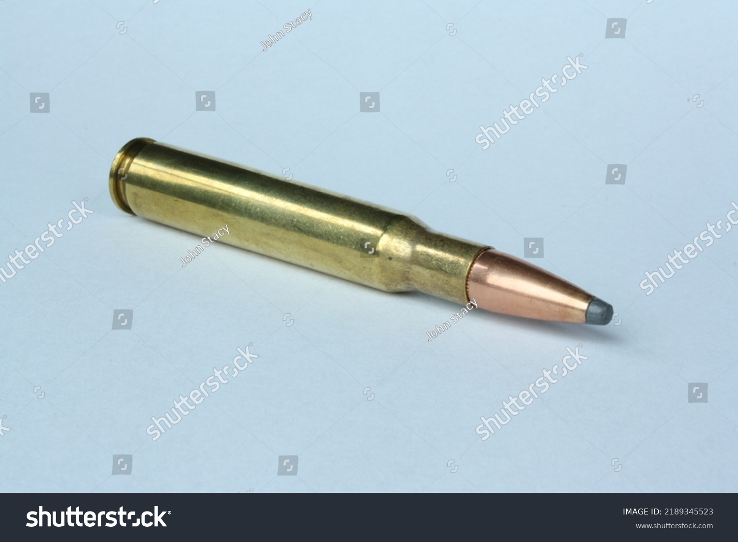 3006 Bullet White Background Stock Photo 2189345523 