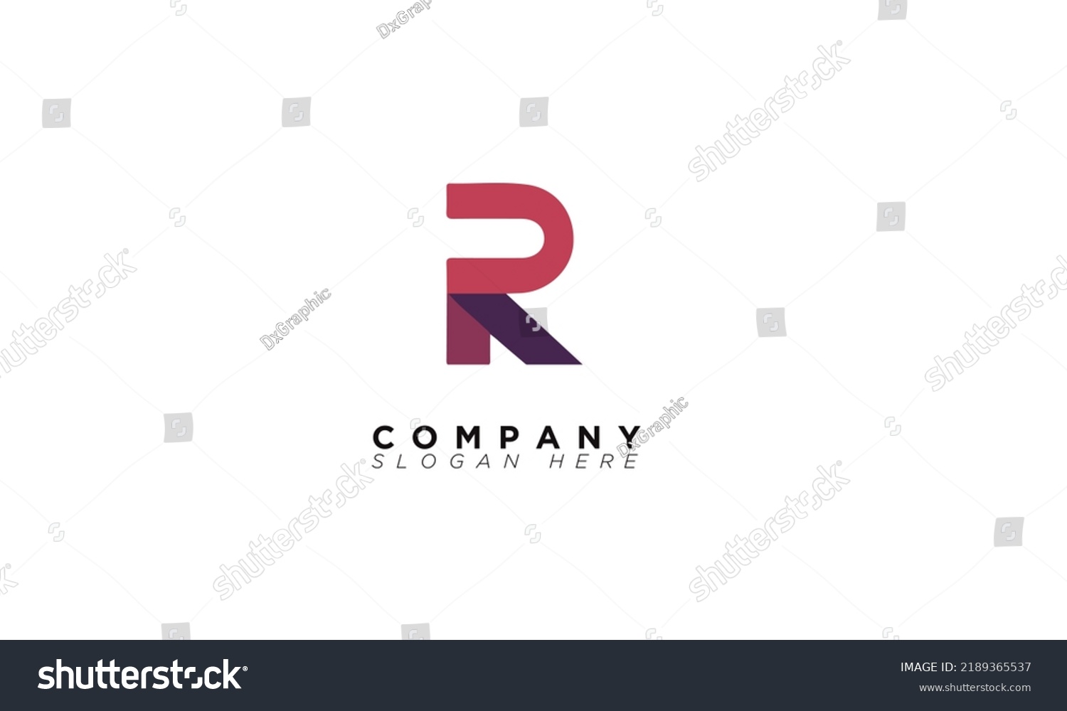 Pr Alphabet Letters Initials Monogram Logo Stock Vector (Royalty Free ...