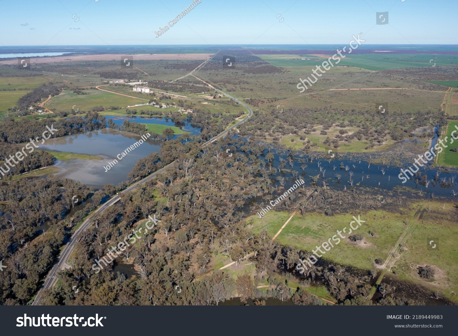 Murrumbidgee River Flood Plain Balranald New Stock Photo 2189449983 ...